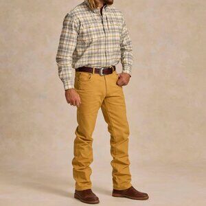 Schaefer Outfitter BRUSHCLOTH RANCH HAND DUNGAREE Yellow/Mustard